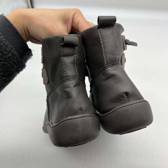 Women Ankle Boots Low Heel Slip on Comfortable Booties Gray Size 9US / 40CN - Picture 6 of 12